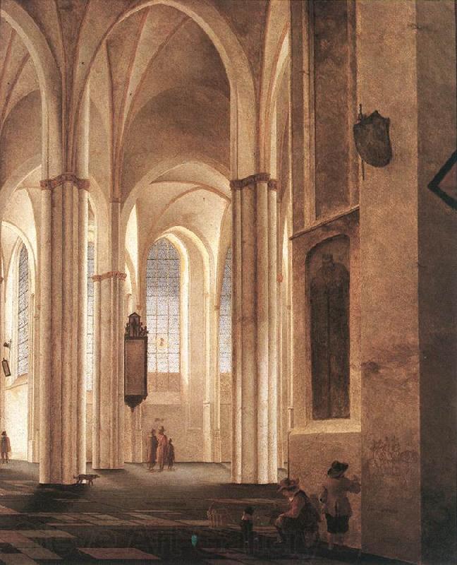 Pieter Jansz Saenredam The Interior of the Buurkerk at Utrecht Spain oil painting art